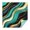 Green and Gold Marble Pattern, variant on Pink Marble Pattern Square Tablecloth, Polyester Dining Table Cloth with Water Resistant, Easy Clean Gifts for Family Friends Neighbors,42"x42"