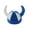 A, variant on Novelty Party Hat for Soccer Fans, Flag Themed Hat, 1-Pack, Foam Party Prop Cap for Game Day and Sports Events B