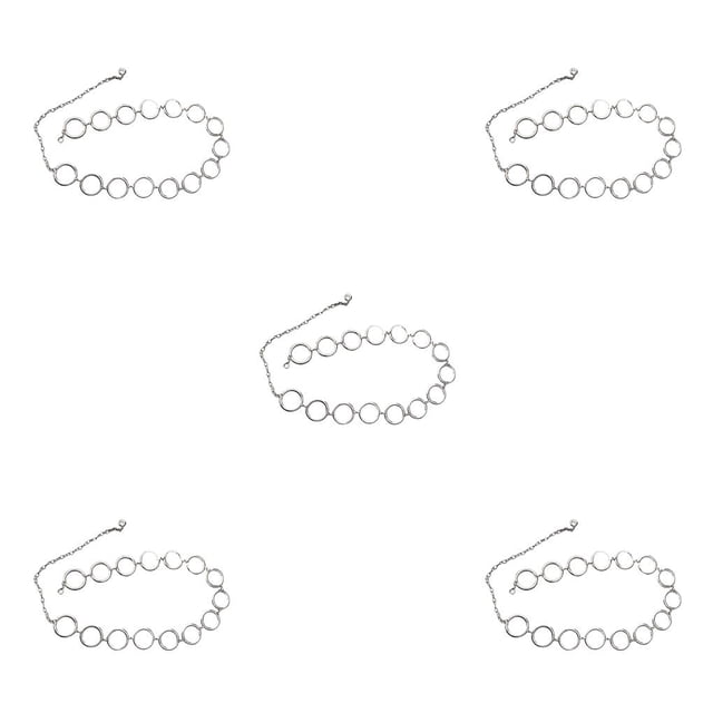 Minnieouse Pantalones de cintura de moda de 90cm cinturón de cadena de cintura de corazón de amor clásico cinturón hueco para mujeres cinturones de Type8 NO8 Minnieouse CBP137332