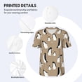 thumbnail image 3 of Rateoe Lovely Penguin Pattern Men’s Baseball Short Sleeve Polo Shirt, Midweight Men's Shirt Golf Shirt Polo Shirts Quick Dry Short-Medium, 3 of 7