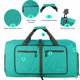 thumbnail image 3 of Bolsa de viaje Woogwin, grande, impermeable, 60 L, color verde nieve, 3 of 6