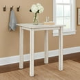 thumbnail image 7 of Rena Counter Table, 48 Inch Rectangular White Sand Mahogany Wood, 7 of 7