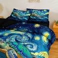 thumbnail image 3 of Sea Turtle Comforter Set 8 Pieces Sea Turtle Bed in a Bag 100% Soft Microfiber Ocean Comforter Set for Bedroom Marine Life Bedding Comforter Set for Girls Boys Ocean Beach Theme Coastal Bedding Set, 3 of 12