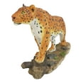 thumbnail image 2 of Wild Animal Kingdom Leopard Walking On Forest Trail Statue Giant Cat Figurine, 2 of 8