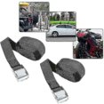 thumbnail image 4 of 2 Pcs Ratchet Tie Down Straps With Metal Buckle, X 25mm Heavy Duty Tension Belts, Webbing Straps, Adjustable Lashing Straps, 4 of 4