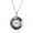 Sterling Silver Pendant Necklace with Color-changed Crystal Compass Design, variant on 2026 Graduation Gifts 925 Sterling Silver Compass Pendant Necklace High School College Graduation Jewelry Gifts for Women Daughter