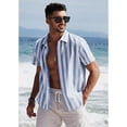 thumbnail image 4 of Camisa Hombre Manga Larga Slim Fit Casual Rayas Caballero, 4 of 5