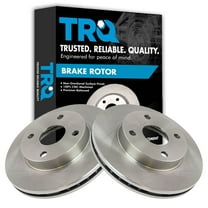 TRQ Front Brake Rotors Set Vented Fits Select 1999-2001 Mazda Protege