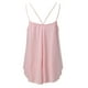 thumbnail image 5 of Camiseta sin mangas de gasa para mujer - Camiseta sin mangas holgada con cuello redondo, 5 of 5