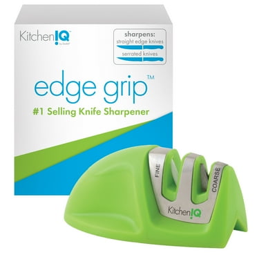 KITCHENIQ EDGEGRIP 50881 2-STAGE KNIFE SHARPENER GREEN