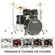 Pacific Drums CM5 Concept Maple 5-Piece Shell Pack - Red Black Fade