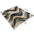 thumbnail image 4 of Black Marble Gold Wave Pattern Blanket,Comfortable Soft Lamb Wool Throw Blanket,All Season,Warm Lightweight Blankets for Sofa Bed Couch Living Room Chair,50"x60", 4 of 4