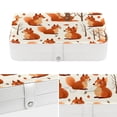 thumbnail image 4 of Squirrel Pu Leather Jewelry Box Earring Organizer Travel Organizer with Removable Compartment Portable, 4 of 6
