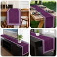 thumbnail image 6 of Dark Purple Retro Greek Key Table Runner 60 Inches Long, Geometric Greece Ancient Farmhouse Kitchen Coffee Dining Table Decoration for Home Party Birthday Wedding Home Decor 13x60 Inches, 6 of 8