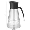 thumbnail image 3 of Dispenser Bottle Drip-Free Container Cruet Salad Dressing Pot Black, 3 of 9
