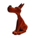 thumbnail image 1 of Estatua de perro flocado, figurita de animal, decoración de escritorio divertida, tierna y creativa, , coleccionable, regalo de inauguración de, 1 of 8