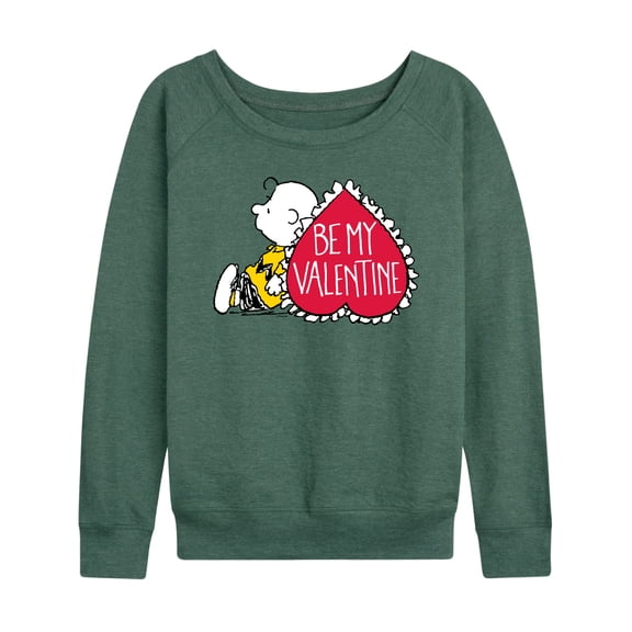 Peanuts - Be My Valentine - Women's Lightweight French Terry Long Sleeve Shirt