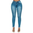 thumbnail image 2 of shqvo Skinny Jeans for Women Casual Stretch Slim Fit Denim Pants Button Up High Waisted Jeans, 2 of 4