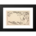 thumbnail image 2 of Akseli Gallen-Kallela 24x17 Black Modern Framed Museum Art Print Titled - Hitting the Disc (1906), 2 of 5
