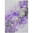 thumbnail image 2 of 9' X 12' Purple Abstract Washable Non Skid Indoor Outdoor Area Rug, 2 of 3