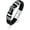 Black-6.8 inch, variant on Mens Christian Cross Bracelet 7.2" Double Row Leather Black Braided Bracelet for Men