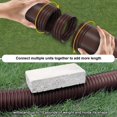 thumbnail image 3 of plusgutter 2 Pack Rain Gutter Downspout Extensions, Flexible Downspout Extender with 58"+68" Extendable Pipes for Rain Water Drainage, Dura, 3 of 6