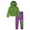 Green / purple, the hulk, variant on Marvel Avengers Captain America Toddler Boys Fleece Pullover Hoodie and Pants Outfit Set Toddler to Big Kid