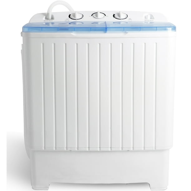Zeny Portable Compact Mini Twin Tub Washing Machine Washer XL 17.6lbs