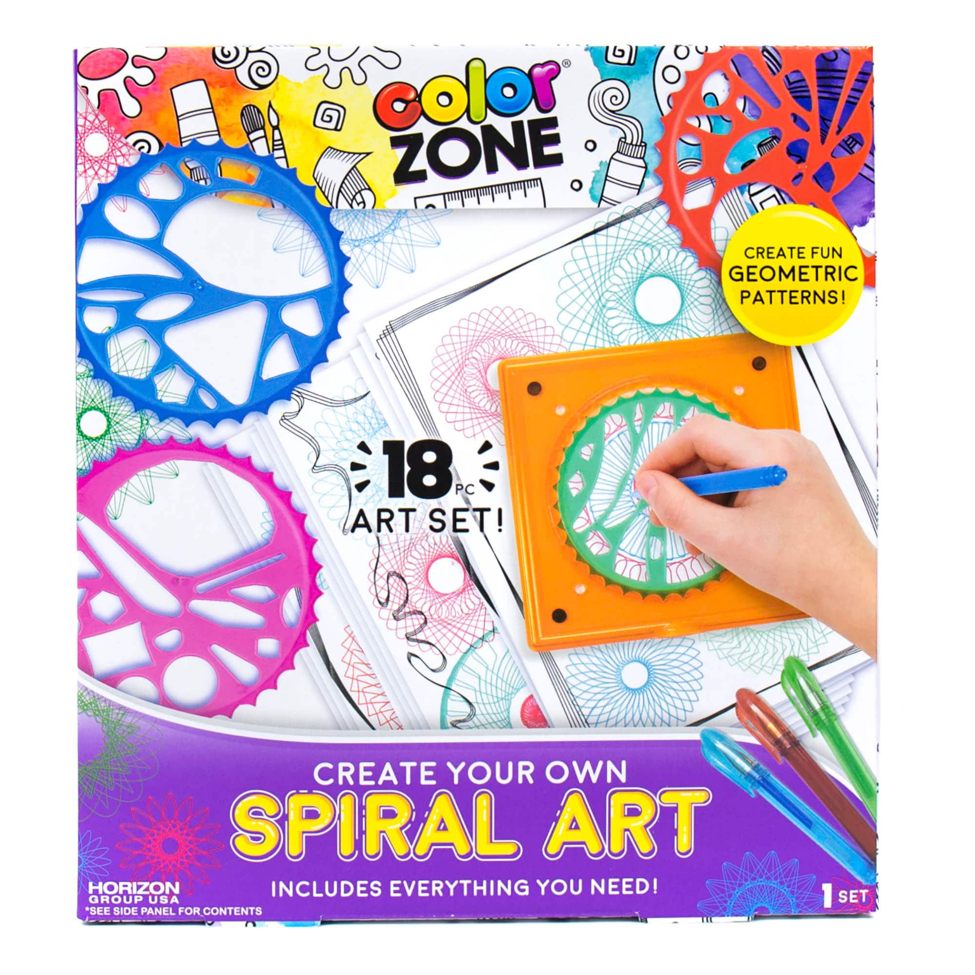 12 Pack Color Zone® Create Your Own Spiral Art