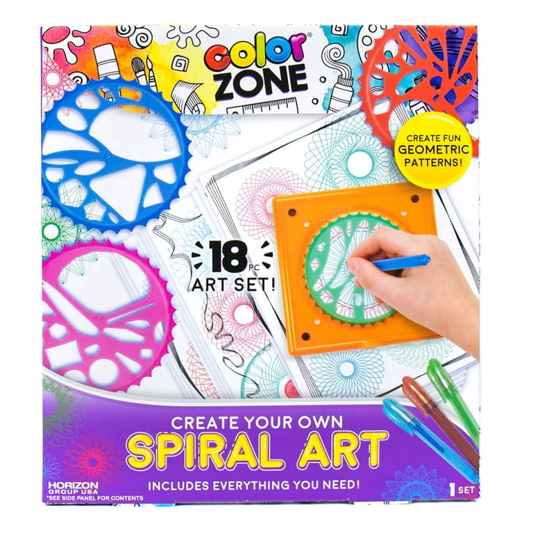 12 Pack: Color Zone® Create Your Own Spiral Art 