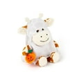 thumbnail image 2 of Glow-in-The-Dark Halloween Stuffed Animal in Ghost Costume – Halloween Plush Toy with Pumpkin – Soft Cuddly Plush for Kids & Adults – Spooky Cute Trick-or-Treat Gift – 8 inch (Giraffe), 2 of 8