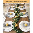 thumbnail image 4 of 13 Inch Round Placemats Set of 4, Easter Bunny Non Slip Heat Insulation PP Table Mats, Blue Easter Eggs Spring Floral Butterflies Washable Place Mats for Kitchen Dining Party Table Decor, 4 of 7