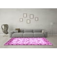 thumbnail image 3 of Ahgly Company Indoor Rectangle Abstract Purple Modern Area Rugs, 7' x 9', 3 of 4