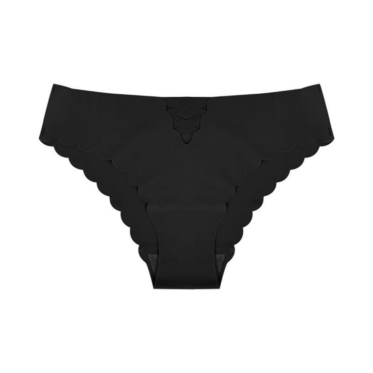 adviicd Panties for Women Pack Women's Underwear Smooth Black