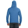 thumbnail image 3 of J America Adult Triblend Full-Zip Fleece Hood - JA8872, 3 of 4
