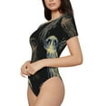 thumbnail image 2 of Balery Jellyfish Women's Short Sleevee Crew Neck Bodysuit Tops Short Sleeve Tops Basic-XX-Large, 2 of 9