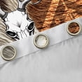 thumbnail image 4 of Homewish Bull Skull Blackout Curtains Set of 2 (52x84 Each) for Female Men Adults,Western Theme Window Curtains,Animal Cow Print Curtains and Drapes,Microfiber Bedroom Decor, 4 of 6