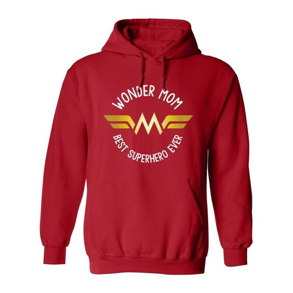 Wonder Mom Hoodie Men -GoatDeals Designs, Male Small
