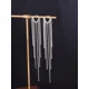 thumbnail image 2 of FLORATO 925 sterling silver earrings chain tassel pendant earrings zircon silver earrings for women trend Luxury Wedding Jewelry, 2 of 5