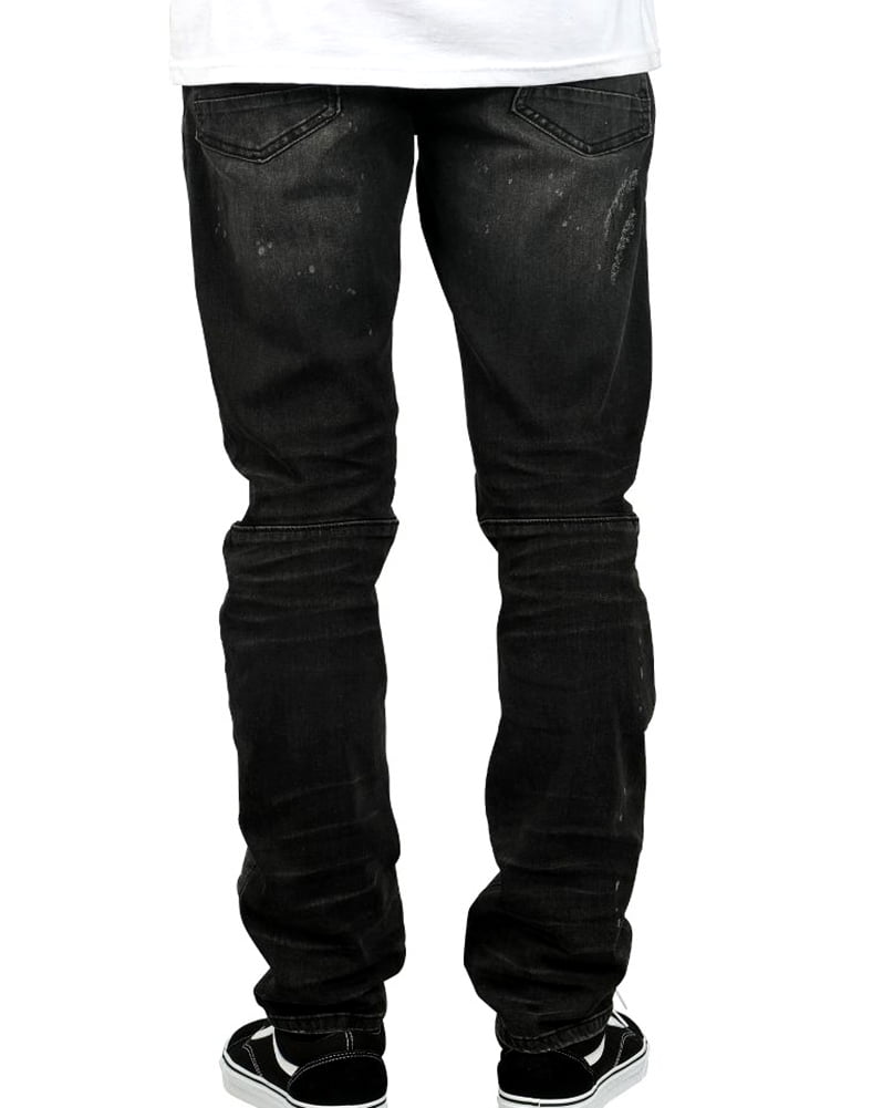 smoke rise jeans black