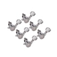 thumbnail image 2 of Maytalsory 6 Pieces Guitar String Tuning Pegs,Tuner 3R Set of 6 Knobs 3L Heads Machine Silver, 2 of 6