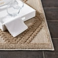 thumbnail image 4 of SAFAVIEH Global Michael Diamond Indoor/Outdoor Area Rug, Beige/Brown, 6'7" x 6'7" Square, 4 of 10