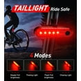 thumbnail image 3 of GRM Bike Light Front and Back for Night Riding Ultra Bright USB Rechargeable Bicycle, 3 of 8