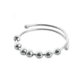 thumbnail image 2 of Anillo Antiansiedad Con Cuentas Ajustables Anillos De Acero Inoxidable Anillo Giratorio Regalos De Joyería sonducket AP005825-00, 2 of 6