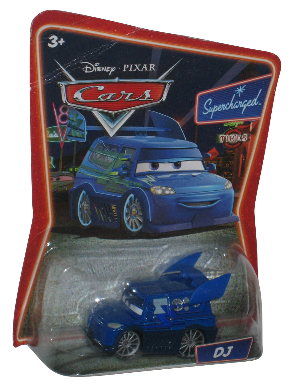 Disney Pixar Cars Dj Blue Hip Hop Supercharged Mattel Die Cast Toy Car Walmart Com Walmart Com