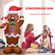 thumbnail image 4 of Navidad Gingerbread Man Yard Inflable 1.5m Decoración para Navidad Hugtrwg Para estrenar, 4 of 9