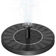 LINKPAL Solar Bird Bath Fountain Pump, Solar Fountain with 4 Nozzle, Free Standing Floating Solar Powered Water Fountain Pump for Bird Bath, Garden, Pond, Pool, Outdoor