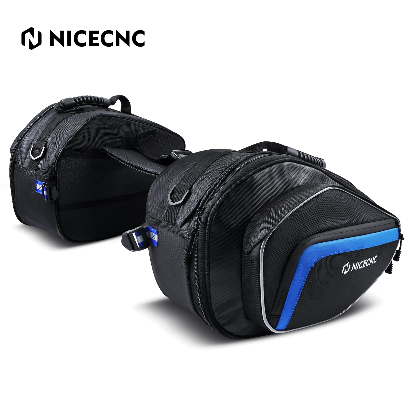 NICECNC Motorcycle Saddlebags Expandable Waterresistant Universal