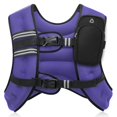 thumbnail image 1 of Chaleco lastrado ZELUS de 9 kg con franjas reflectantes para fitness, 1 of 7