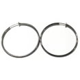 thumbnail image 2 of Clip-on Earrings Gun Metal Silver Hoop Earrings 2 inch Hoop 50mm, 2 of 2
